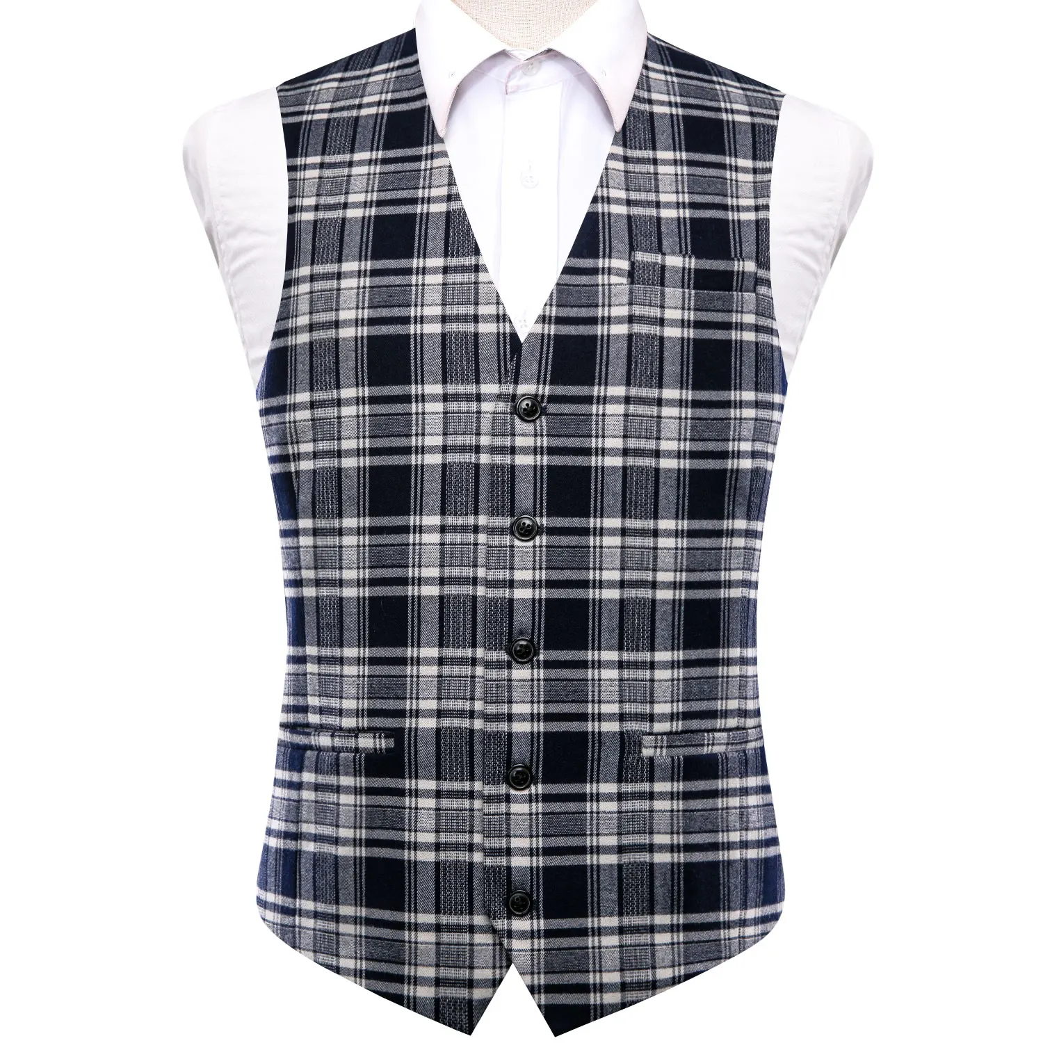 Hi-Tie Viscose Mens Vest Jacquard Striped Waistcoat Sleeveless Jacket Wedding Business Silver Gold Blue Yellow Green Red Pink XL