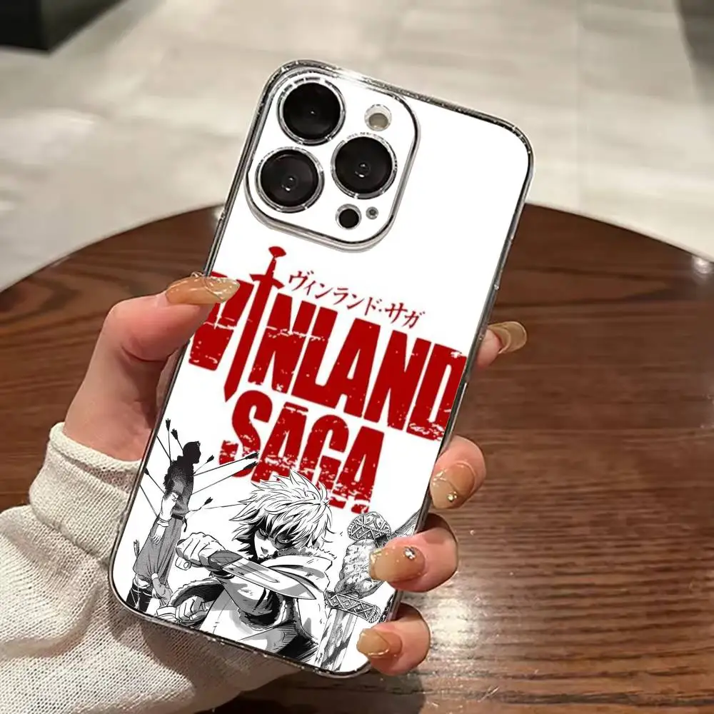 Karlsefni V-Vinland Saga  Phone Case For iPhone 17 16 15 14 13 12 11 Mini Pro Max Plus Transparent Cover