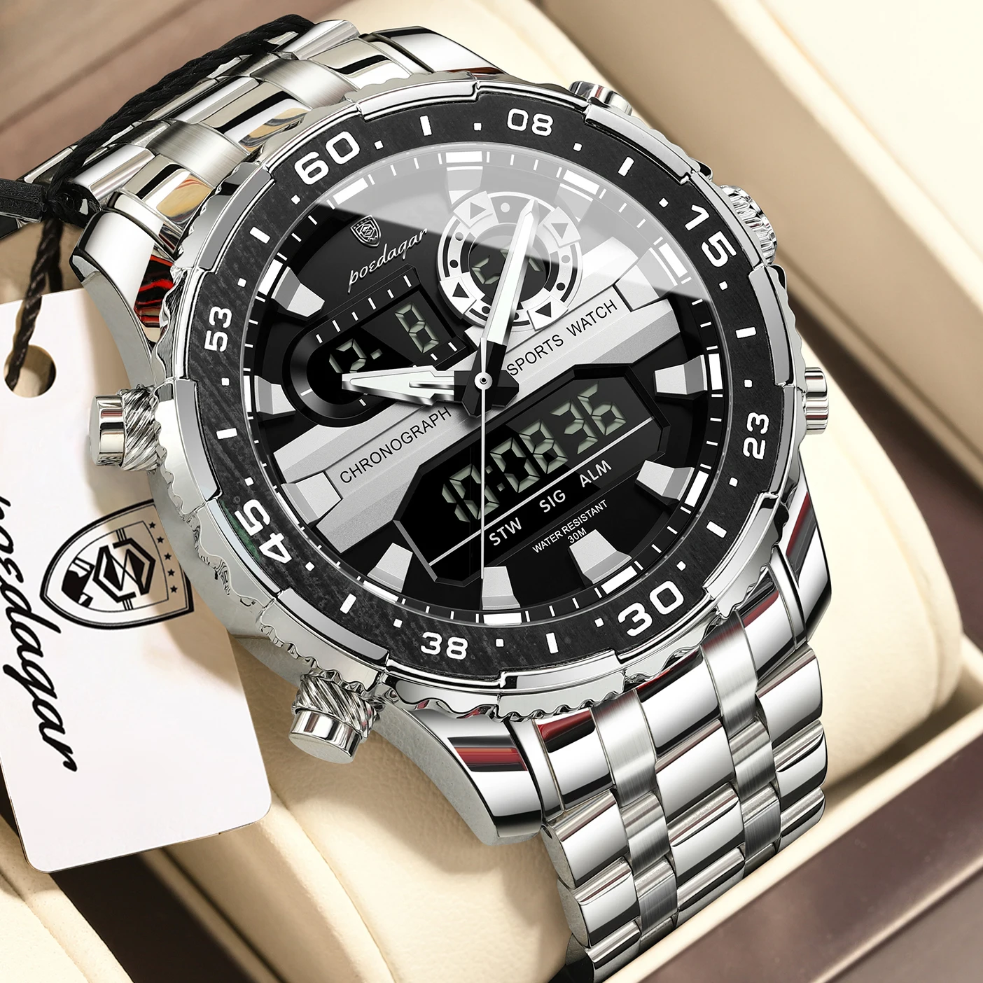 Men'S Fashion Zone - POEDAGAR Top Luxury Male Clock Week