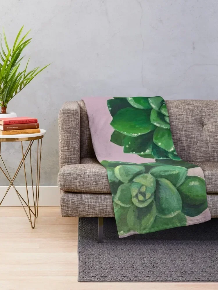 Succulents Throw Blanket Thins Heavy Blankets