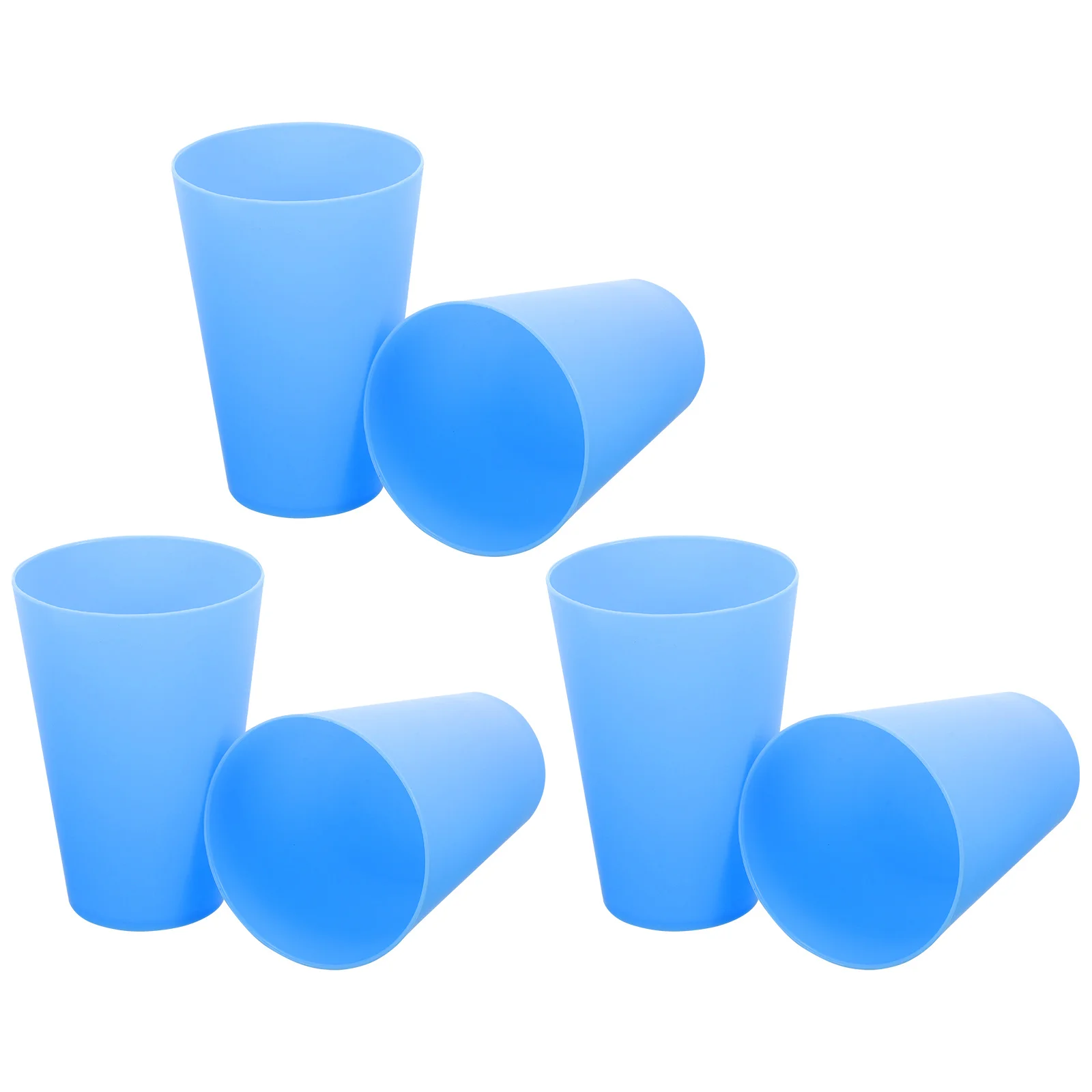 

6 шт. красочные матовые детские кружки, легкие прочные чашки для малышей, сока, газировки, напитков, домашняя уличная детская чашка