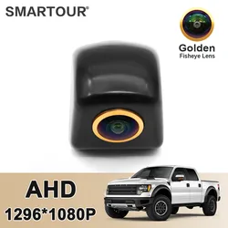 AHD CCD Golden Fisheye Lens Upside Down Install Pickup Car Reverse Backup Rear View Camera For Vehicle Stereo Parking Monitor