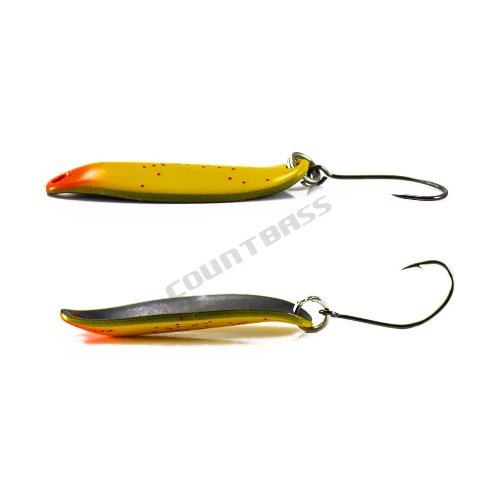 COUNTBASS 1/8oz 3,7g Forellen-Angellöffel, Messingwurfköder für Lachs, Forelle, Hecht, Barsch – Detail 6