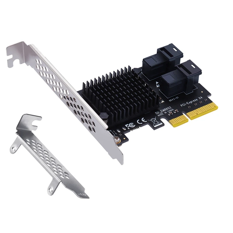 

PCI-E To SFF-8643 Expansion Card 2-Port PCI-EX4 To U2 NVME Hard Disk Adapter Card Dual-Port Split-Free