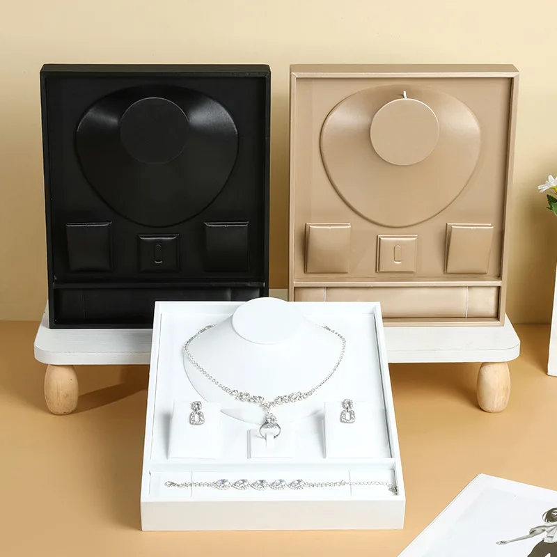 Jewelry Set Display Stand Necklace Bracelet Ring Earrings Earrings Stand Jewelry Window Counter Display Tray
