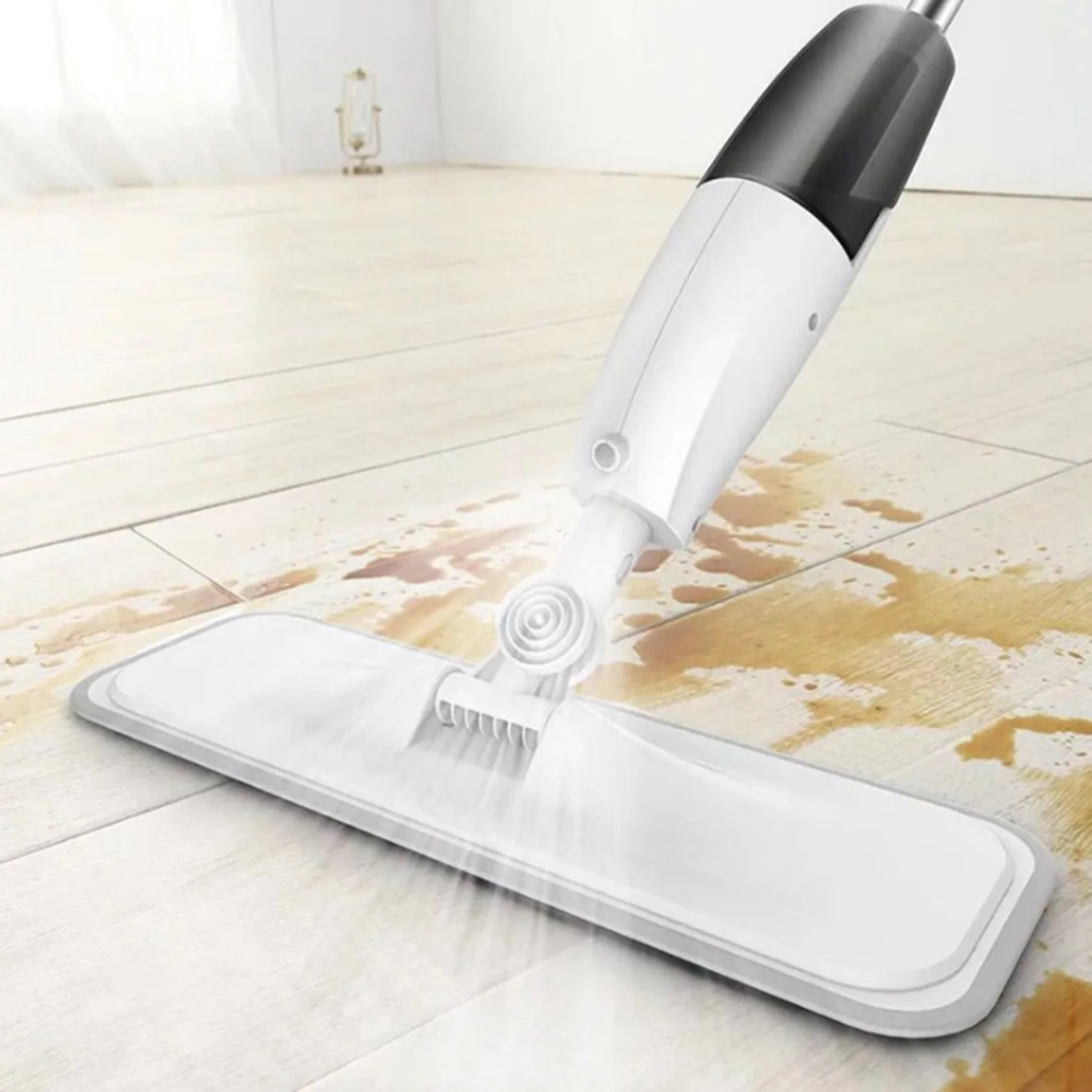 AD23-4Pcs التنظيف الدائم ل Xiaomi Deerma Tb500 رذاذ ممسحة المياه قطب 360 تنظيف الملابس استبدال القماش 355X120mm #2