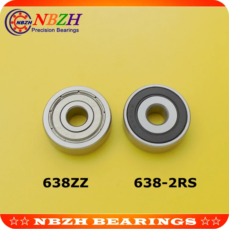 NBZH Bearing638ZZ 638RS 638-2Z  638-2RS ZZ RS RZ 2RZ  Deep Groove Ball Bearing 8x28x9mm Miniature Bearing 8*28*9