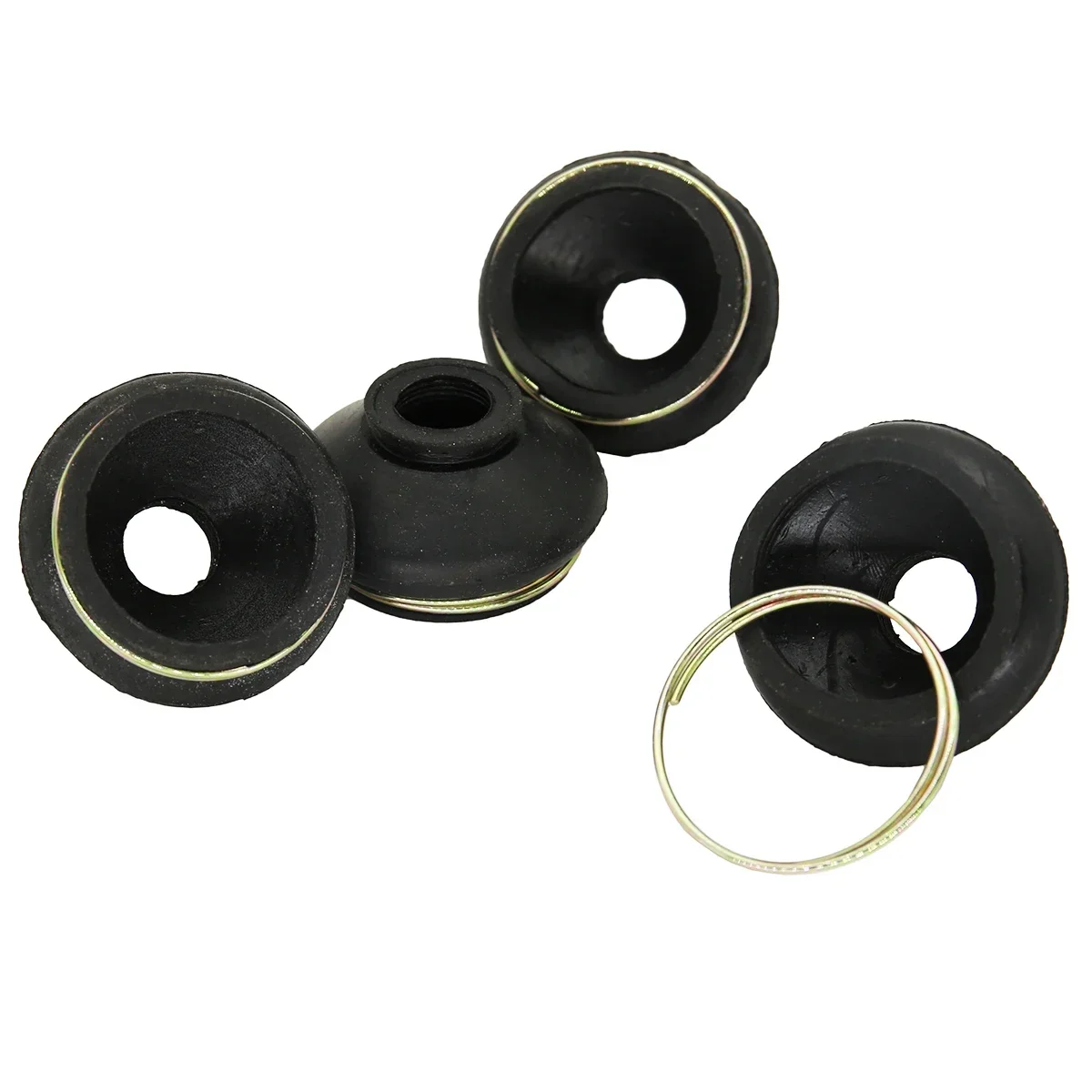 4 Pcs Turn to rod Arm Ball Head Dust Protection Rubber Cover for Chinese ATV Quad Go kart