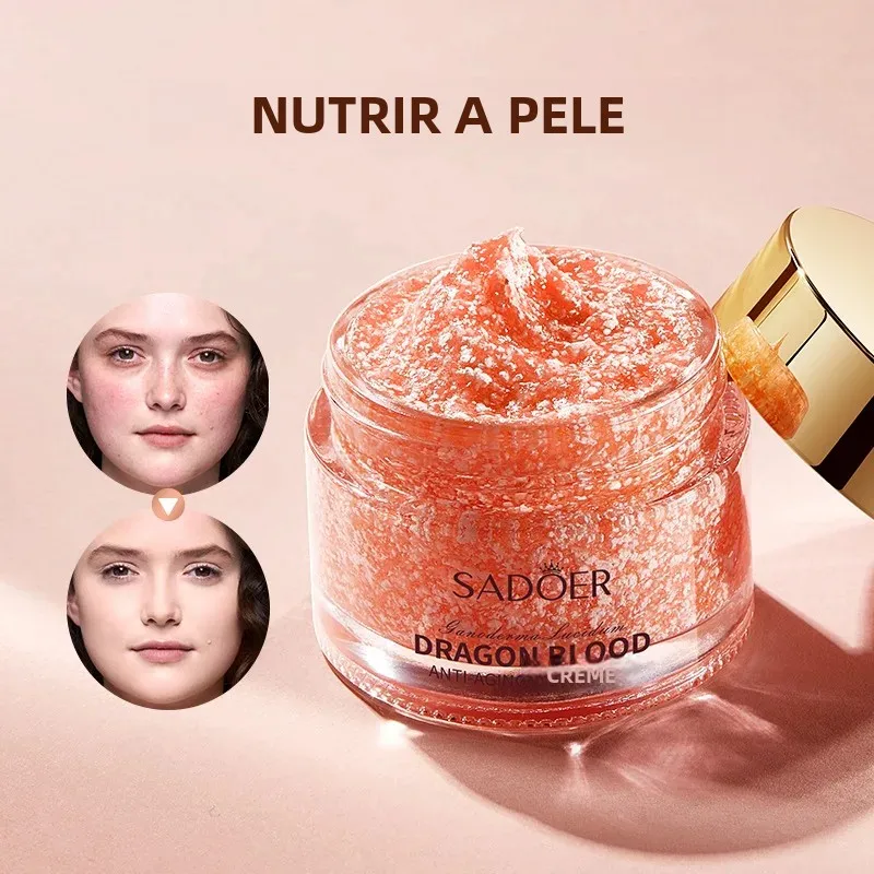 SADOER Ganoderma Lucidum Dragon Blood Creme Anti-rugas SADOER Creme Hidratante Rejuvenescedor da Pele