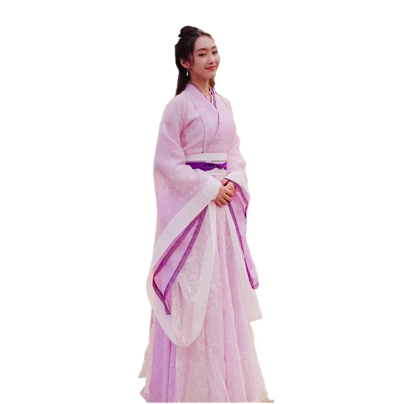 Jiang YanLi Cosplay Hanfu Tang Dynasty High Waist Ruqun Cute Lolita Female Mo Dao Zu Shi Anime The Founder Of Diabolism