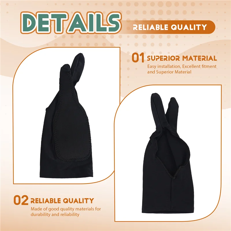 5-pack kunstenaarshandschoenen voor tablet Digitale tekenhandschoen Twee vingers Dikkere palmafwijzingshandschoen voor grafisch pad