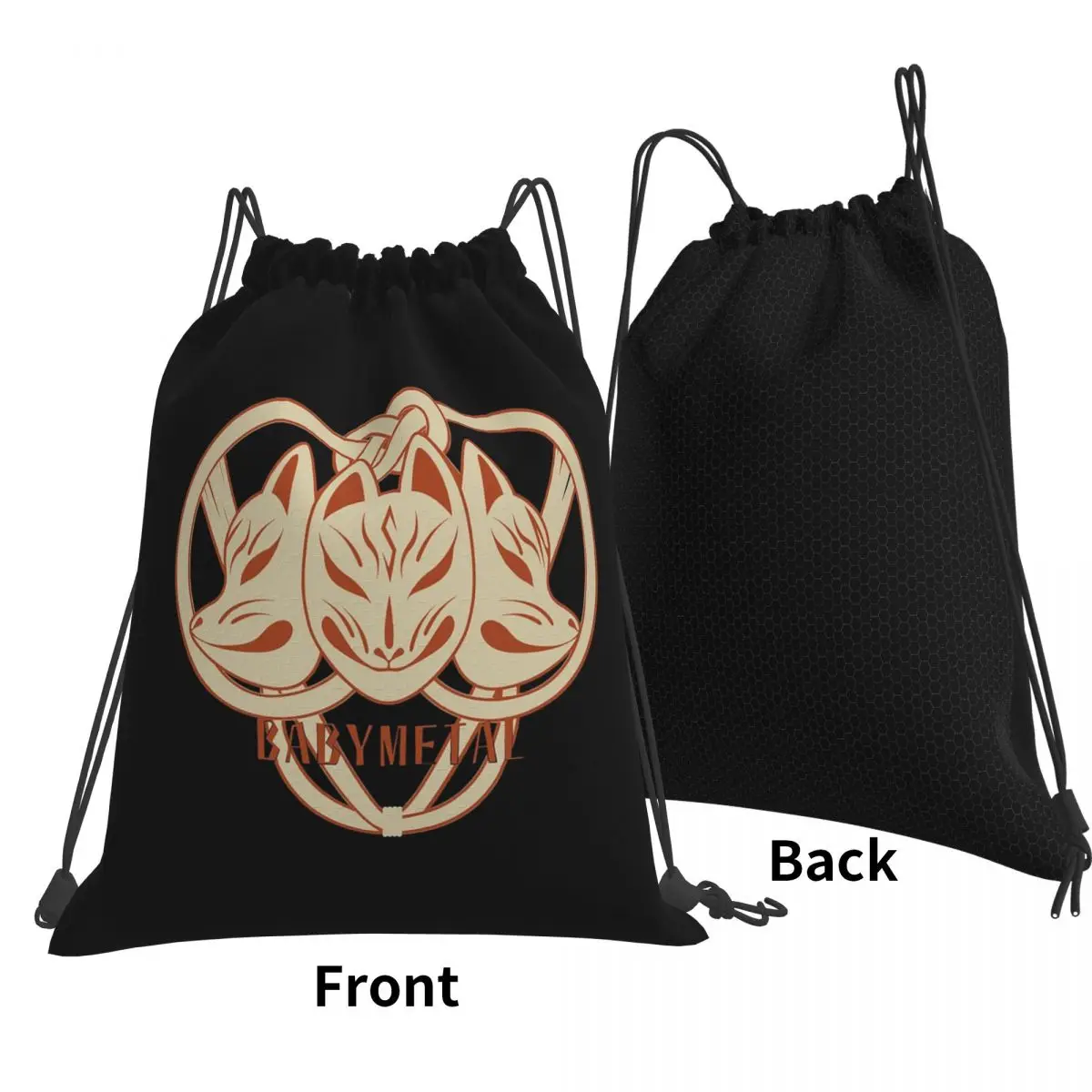 Ethereal Flames Drogon-Inspired Ink-Wash Dragon Backpacks Drawstring Bundle Pocket Sports Bag Book Bags for Man Woman Students