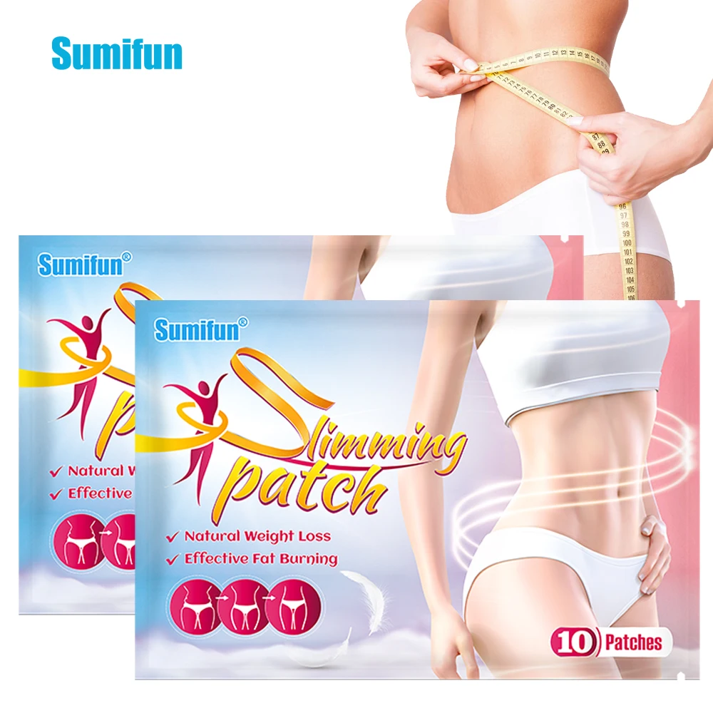 Sumifun 10pcs Slimming Slim Patch Fat Burning Slimming Plaster Body Belly Waist Losing Weight Cellulite Fat Burner Sticker