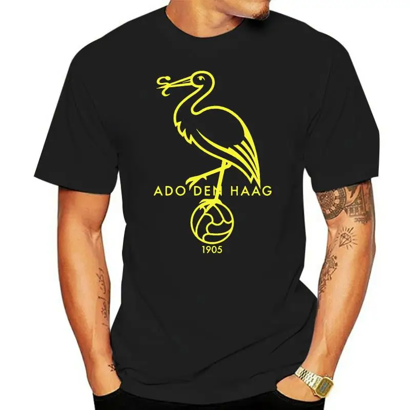 ADO Den Haag club fans Tees T-Shirt Uomo FREDDO Logo classico della Moda De Residentie club Campionato Olanda Olanda Kyocera