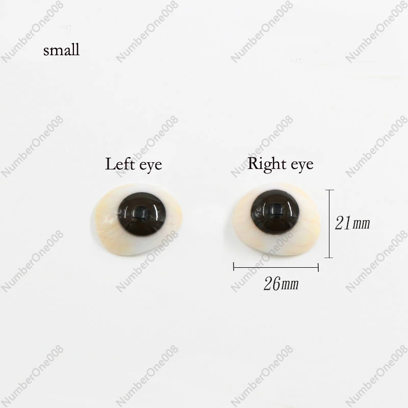 Imported high-molecular resin prosthetic eye piece atrophy, removal of ultra-thin fake eye deformity, eyeball shaping tool