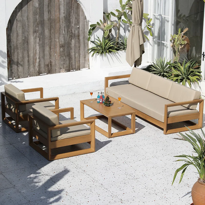 Garden Furniturfurniture Sofael Furniture Outdoor Sofa Patio Furniture Set Metal Modern Odern Living Couch Set