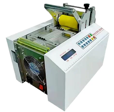 

-r Computerized Cutting Machine for Cable Manufacturing Heat Shrink Tubing Yellow Wax Silicone Nickel Tape Acetate *