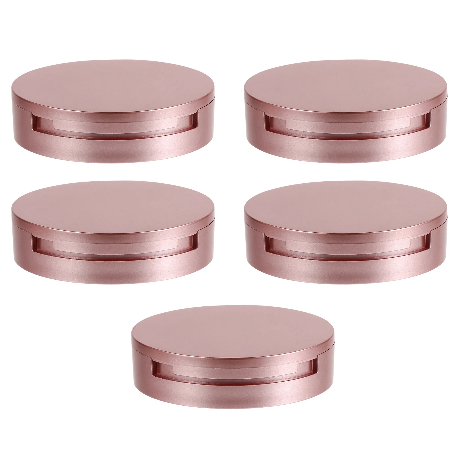 

5pcs Eyelash Box Round Double Layer Plastic Storage Container Lash Holder Organizer Packaging for Travel Gift