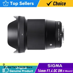 Sigma 16MM F1.4 DC DN Wide Angle Fixed Focus Portrait Lens Mirrorless Camera Lens for SONY ZVE10 A6400 E Mount