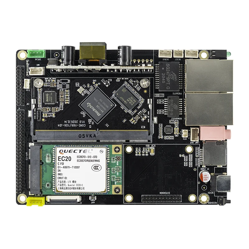 Imagem -04 - Youyeetoo Core1126-jd4 Npu 2.0 Topos Rockchip Rv1126 Integra Néon e Fpu Risc-v Mcu 1gb 2gb Ddr4 Suporta Buildroot Mais qt os