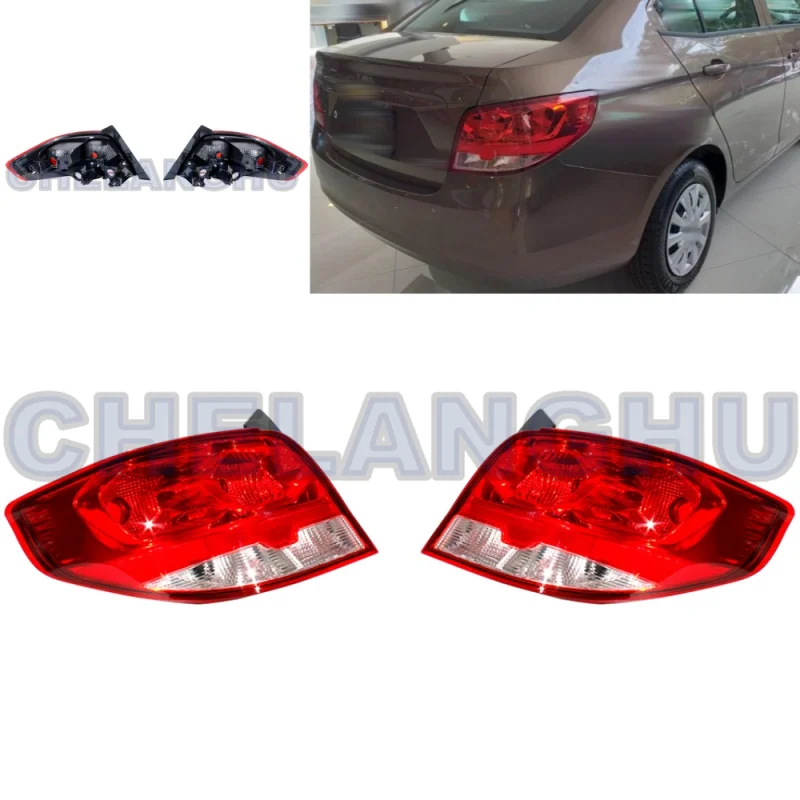 For Chevrolet Aveo Sedan 2018 2019 2020 2021 2022 Pair Left+Right Tail Light Rear Lamp Without Bulbs Car accessories