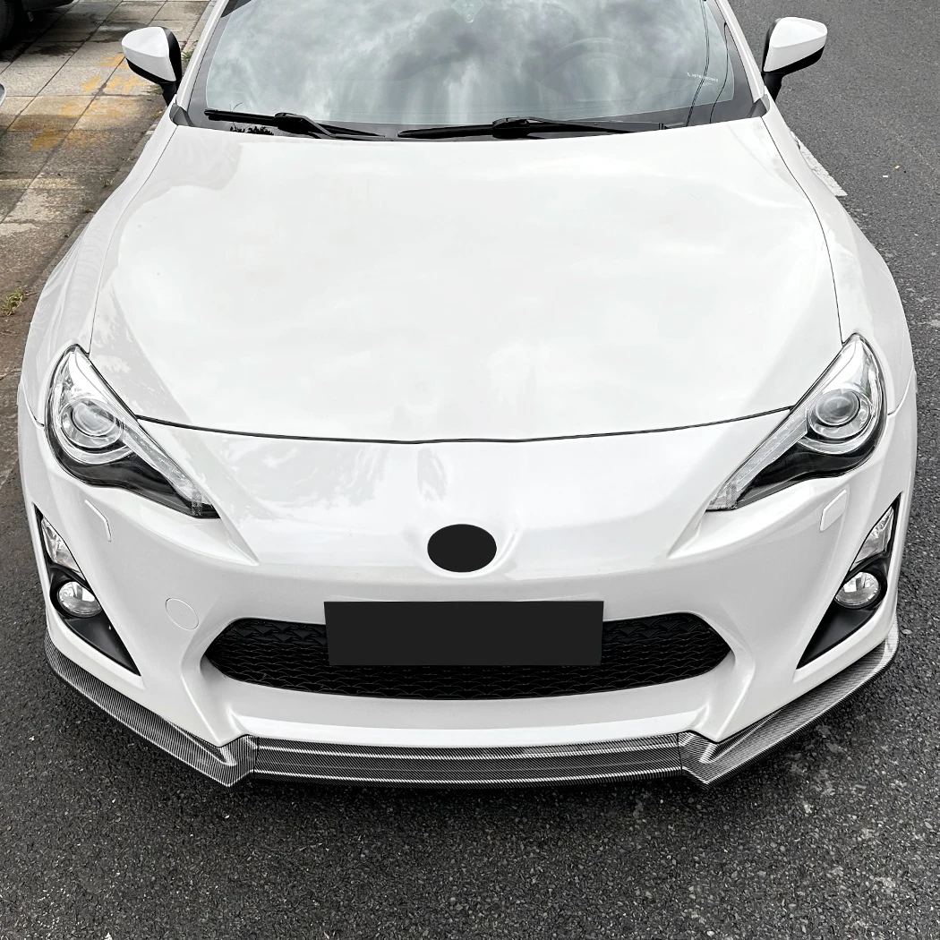 For Toyota 86 GT86 FT86 Scion FR-S 2012-2016 Car Front Bumper Lip Splitter Diffuser Lip Body Kit Car Spoiler Bumper Accessories