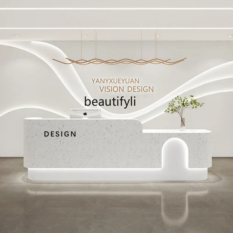 

smt14 New Arrivals Beauty Salon Cashier Training Institution Front Desk Clothing Store Yoga Studio Bar Company Reception Desk S