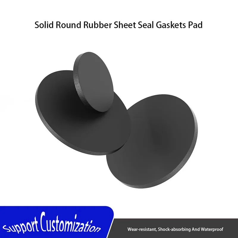 

Black Solid Rubber Gaskets 10 Pieces Set Round Seal Washers 12/15/18/20/25/30/35/40/50/60/80/100/150mm Dia 5/6/8/10mm Thick