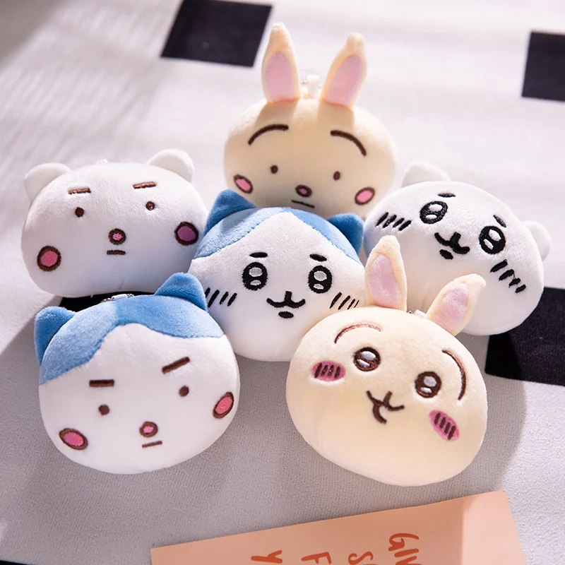 Vendita calda farcito snack bag peluche con 6 pendenti all'interno bella bambola emozionale prendendo regalo divertente per le ragazze decorazione carina