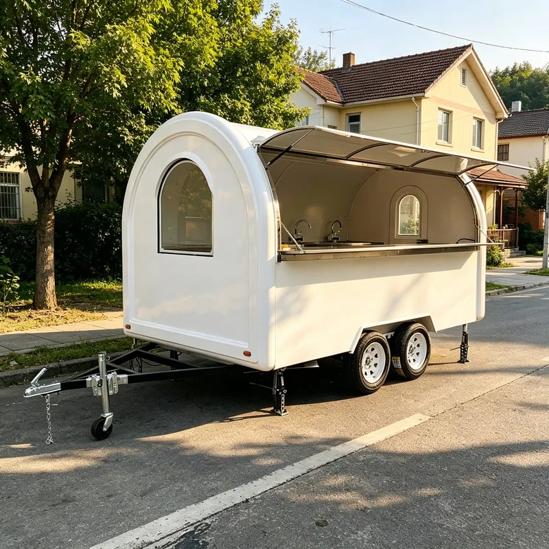 Customizable High Grade Mobile Catering Truck Commercial Cooking Equipment Street Vending Food Cart