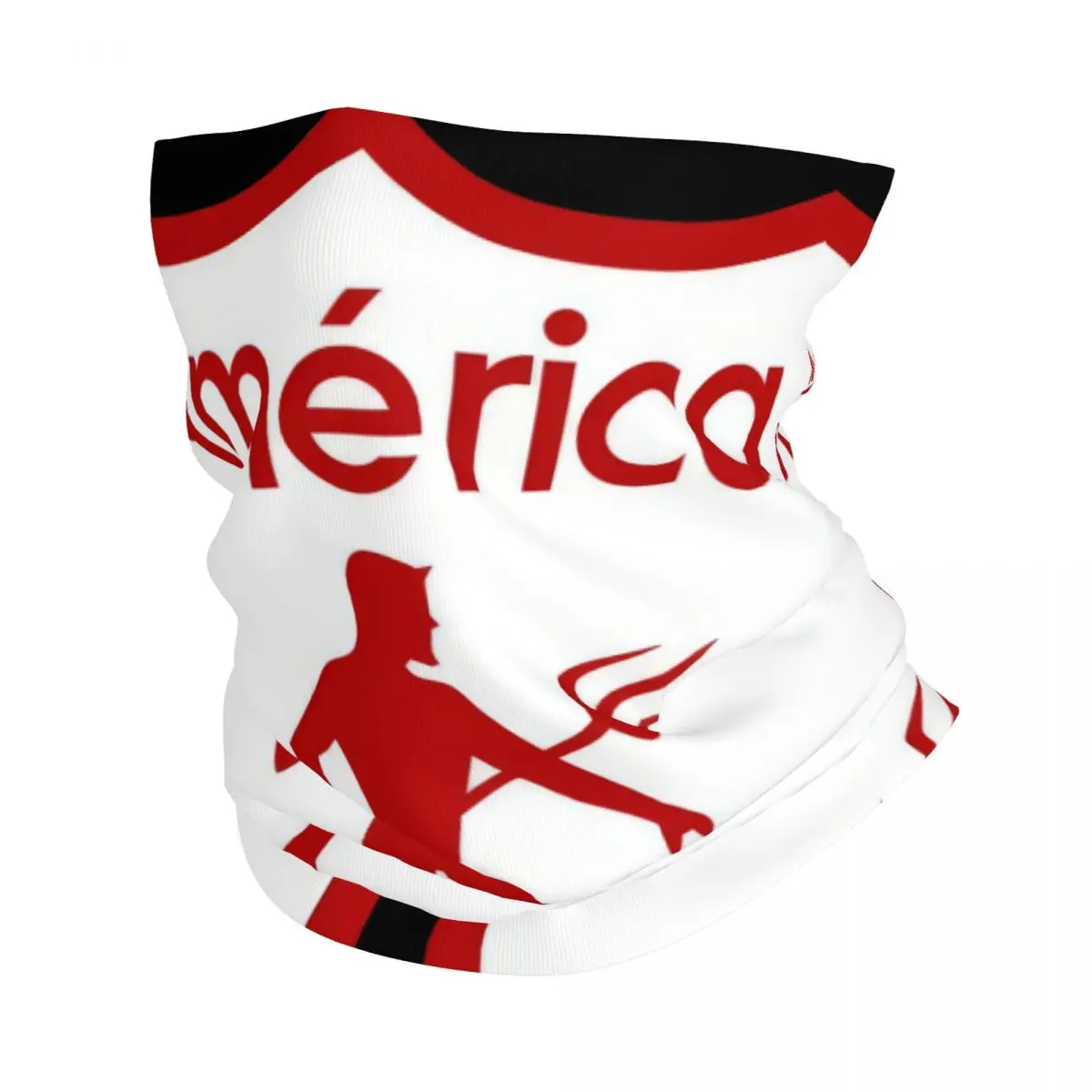 America De Cali Los Diablos Rojos Los Escarlatas ghetta per il collo stampata Unisex maschera per il viso sciarpa fascia calda escursionismo antivento