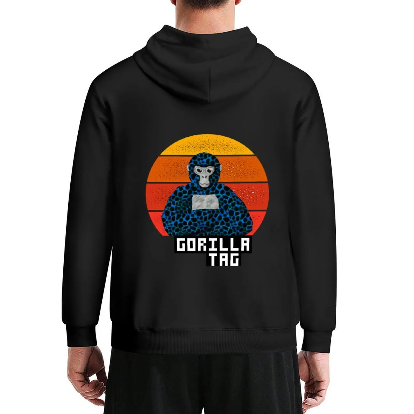 

Gorilla tag pfp maker Gorilla Tag Blue Lava vintage Active Hoodie men's sweat-shirt set blouse male clothes autumn hoodie