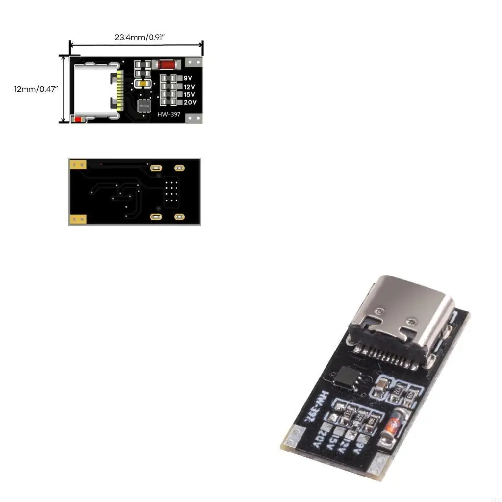 

896F PD/QC3.0 USB Индукционная плата напряжения заряда для питания маршрутизатора и модема
