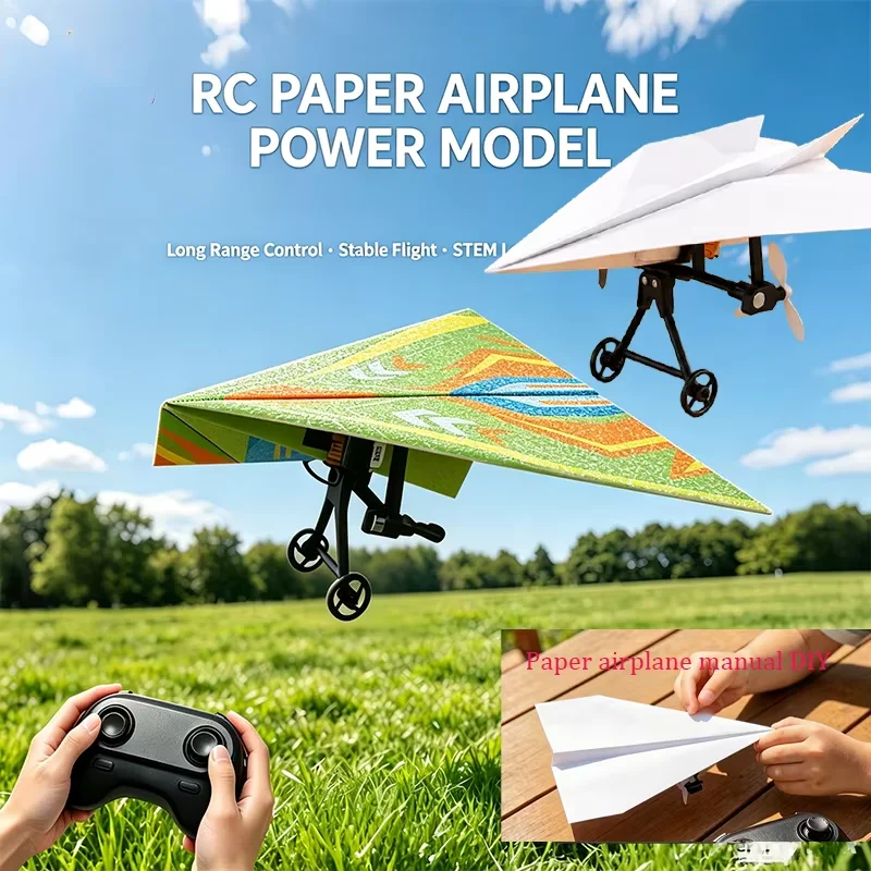 접이식 RC 종이 비행기 DIY 전동 모델 키트, 야외 - Rc Hobby Park 리뷰 및 가격