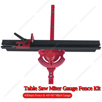1 Set Table Saw Miter Gauge System W/ 27 Angle Stops and 3/4\