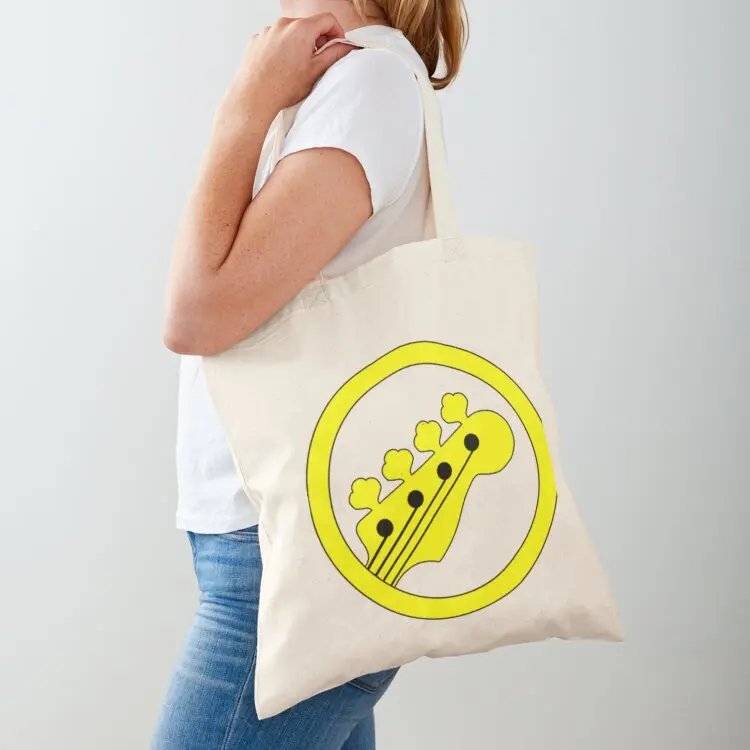 Yellow Bass Tote Bag Canvas shoulder bag bag for beach Women bags Candy bags