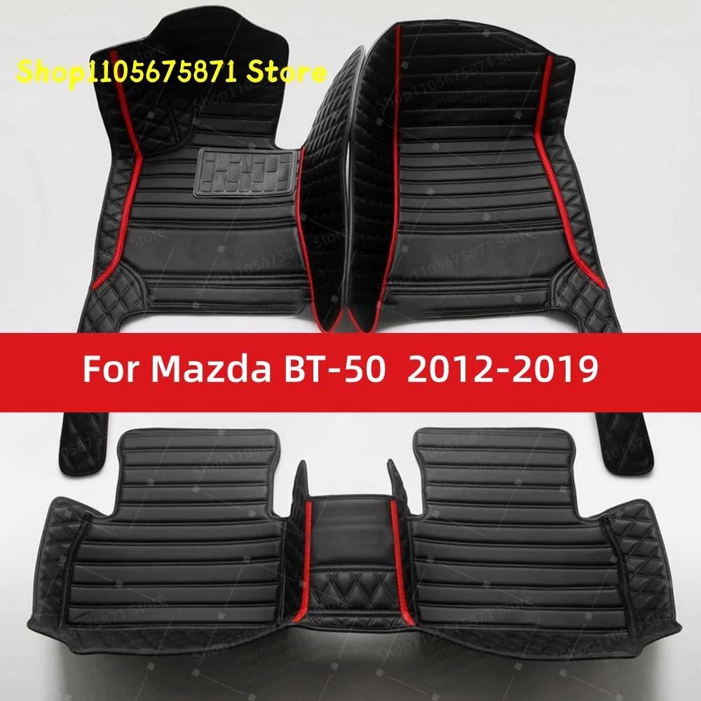 Custom Car Floor Mats Fit For Mazda BT-50 2019 2018 2017 2016 2015 2014 2013 2012 Car Mat Accessories Mats Carpets