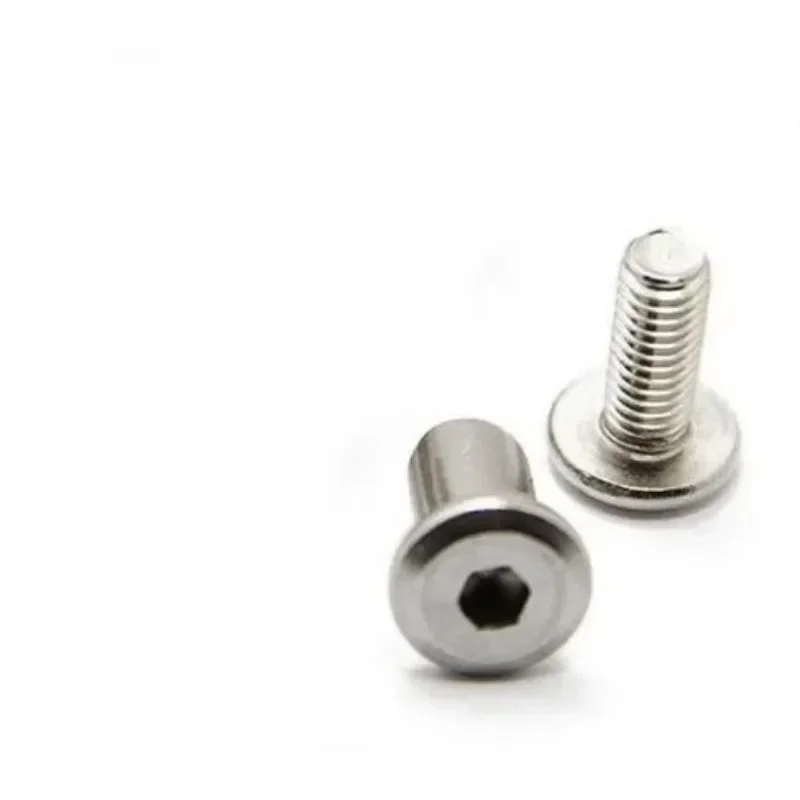 

Rszdsose 5 шт. M6 из нержавеющей стали с наклонной плоской головкой и перевернутой мебельной шестигранной головкой, винт для украшения дома, болты 20 мм-40 мм le