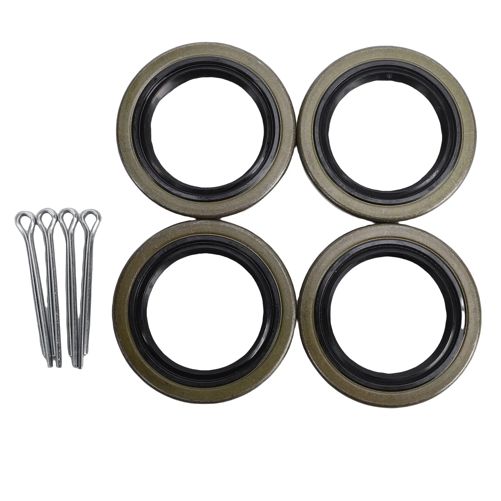 

Trailer Axle Hub Wheel Grease Seals 171255TB Replacement for E-Z Lube Axles 3500 Lbs 84 Spindle Trailer Hub Wheel Grease Seals