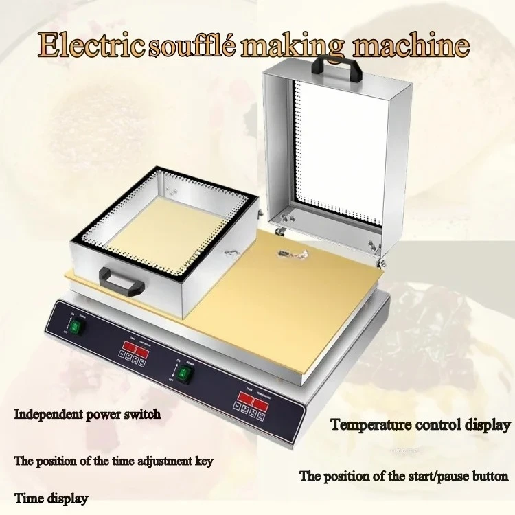 Commercial Electric Pancake Machine Digital Control Dorayaki Souffle Making Equipment