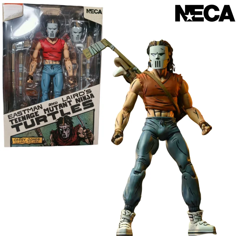 

В наличии NECA 1/12 Черепаха ниндзя TMNT комикс версия красный Кейси Джонс экшн-фигурка модели игрушки