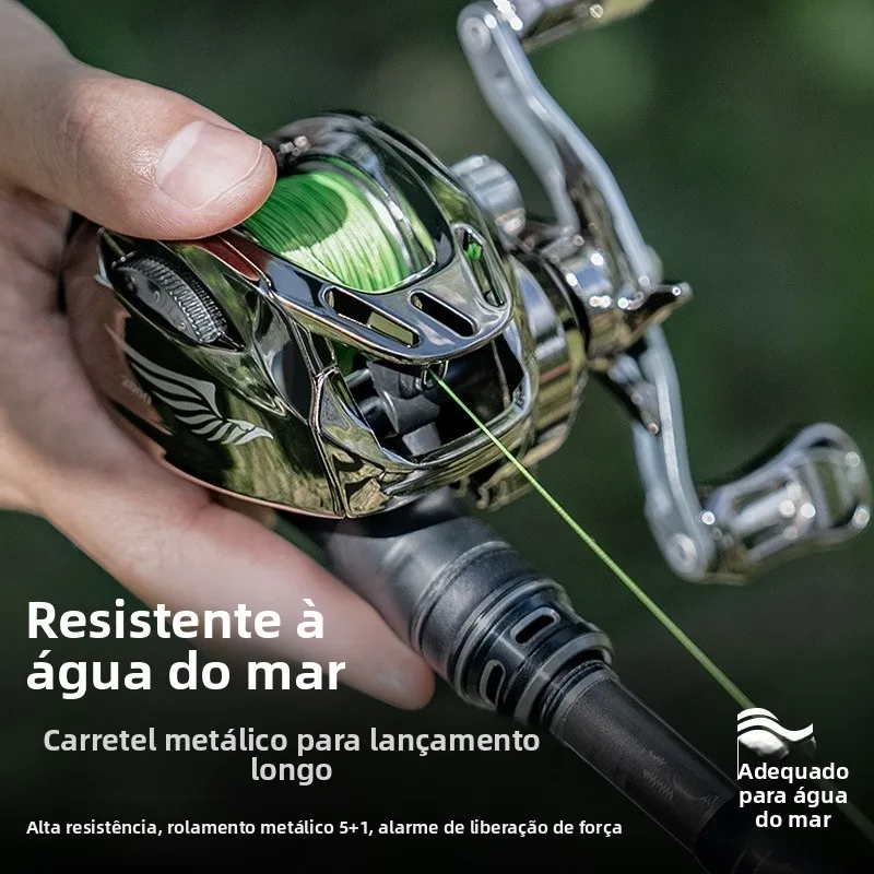 far-casting-metal-waterdrop-reel-fly-eagle-anti-explosion-line-wheel-fishing-gear-outdoor-camping-travel-supplies