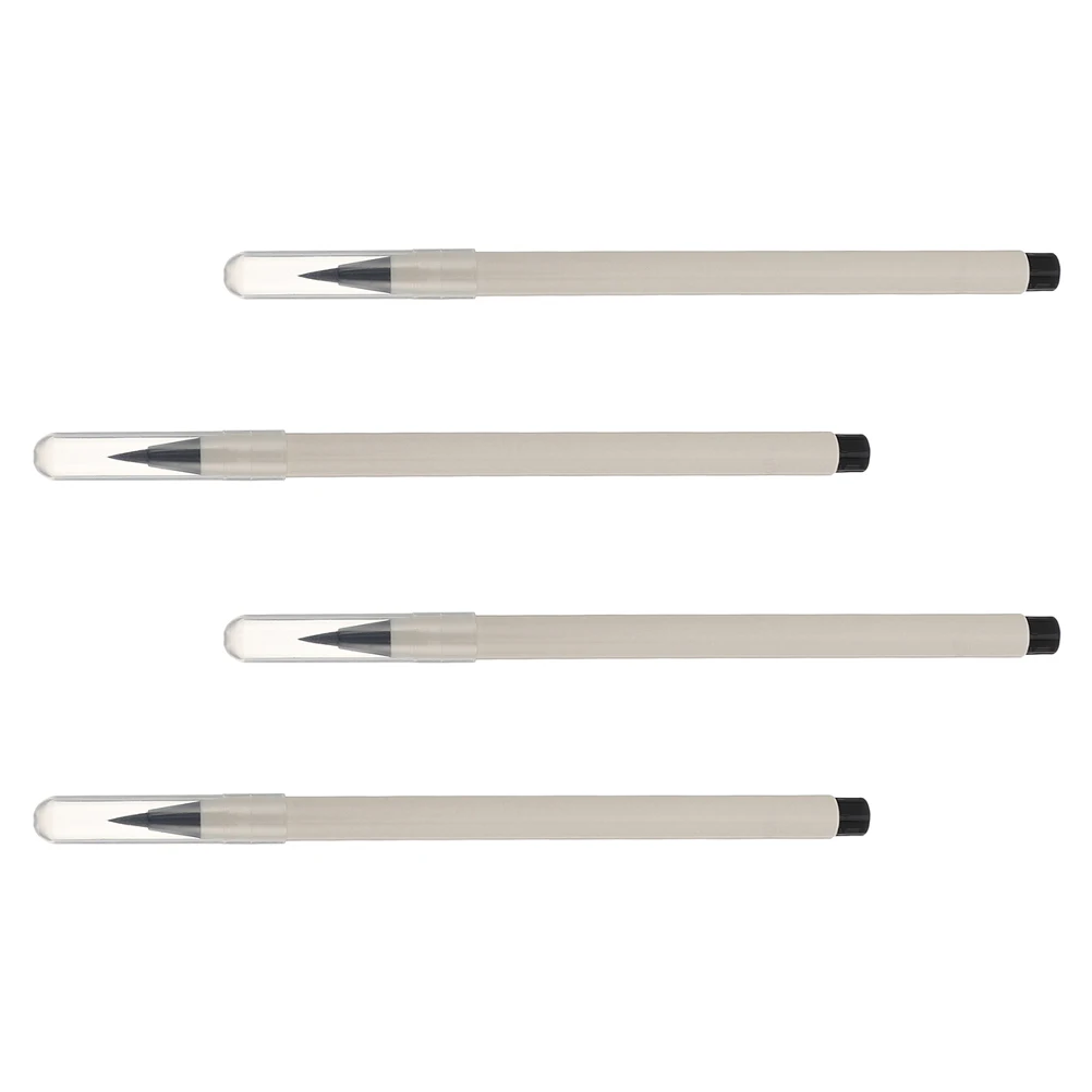 

4PCS Calligraphy Brush Pens Refillable Soft Ink ABS Material for Beginner Kids Watercolor Painting School Office Art Supplies