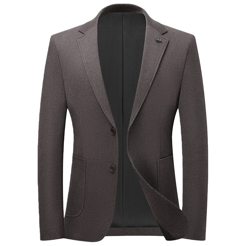 

Блейзер, новый уличный мужской модный однотонный деловой банкетный универсальный свадебный блейзер, повседневный блейзер для актеров и джентльменов