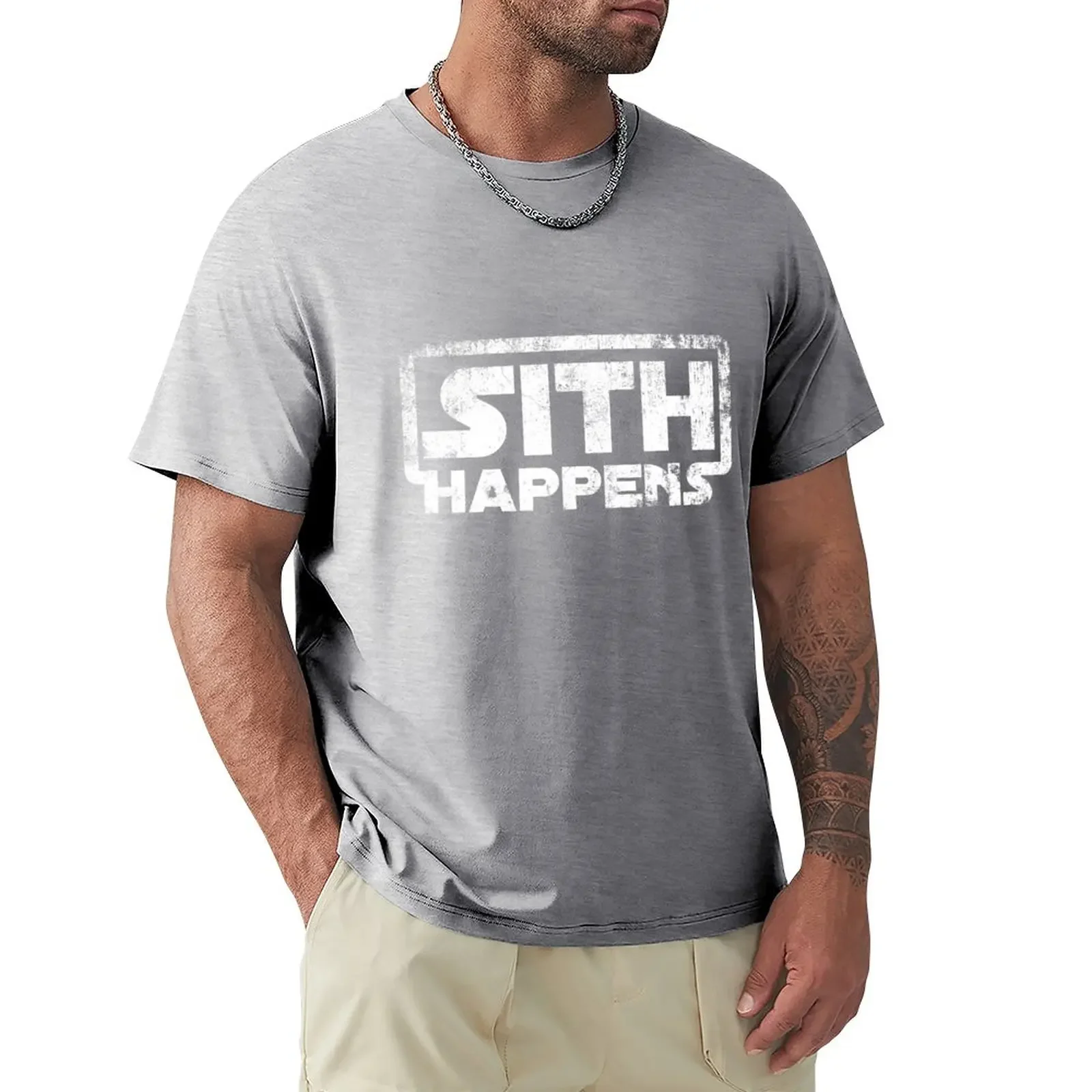 Sith happens T-Shirt tops humor Short sleeve brand men t shirt  male tee-shirt fashion casual tops  top tees summer Tshirt