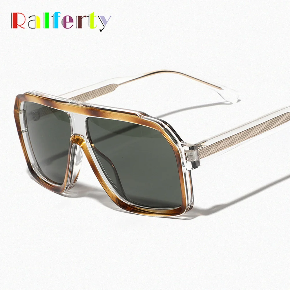 Ralferty 2025 Oversized Sunglasses Women Men Brand Designer Vintage Retro Sun Glasses UV400 Female Outdoor Goggles Driver Oculos