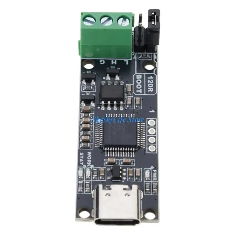 

E65E 3D Printer Parts CANable 2.0 CAN Based on STM32G431C8T6 USB to CAN Adapter Support for CANable/Candlelight/Slcan