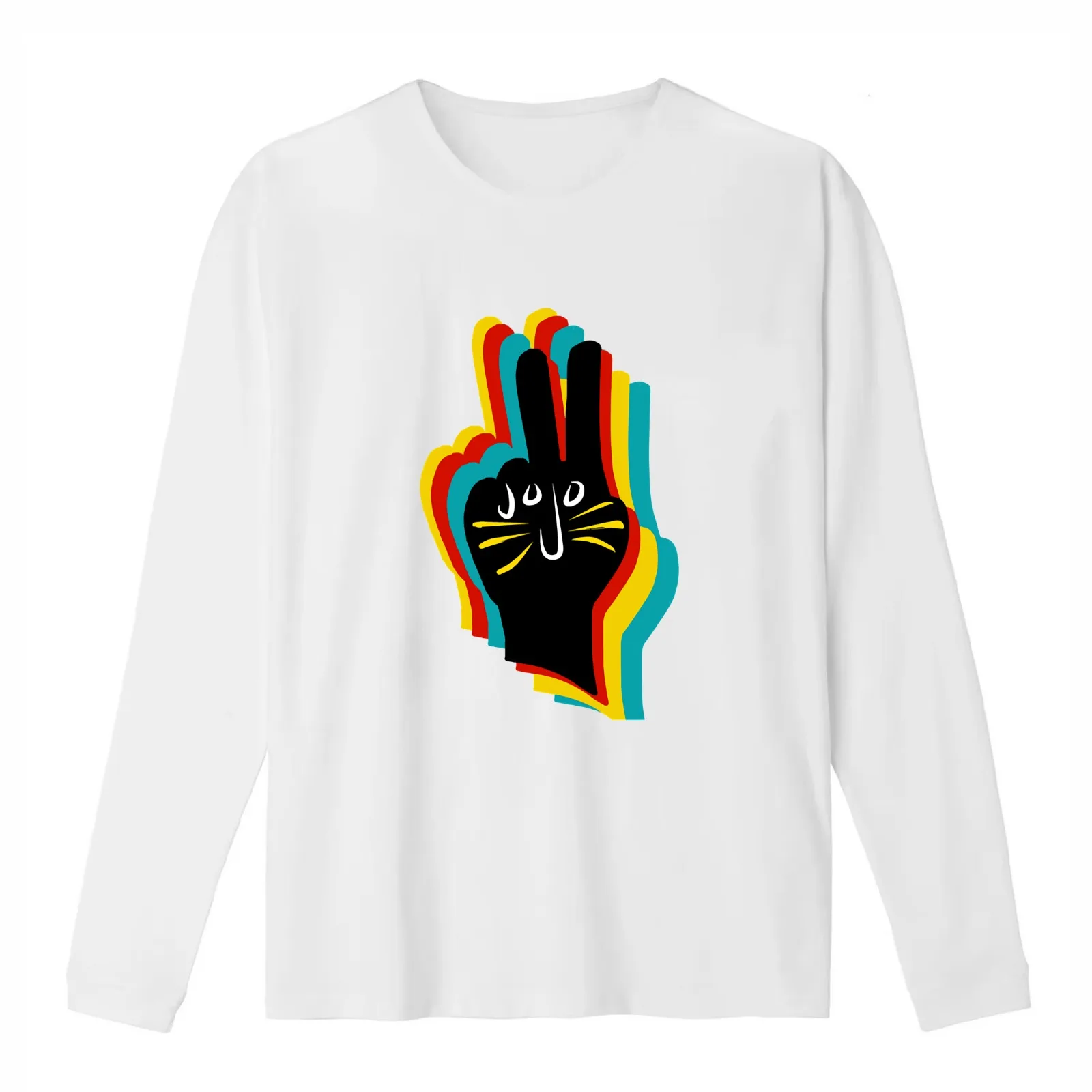 Funny Man Jojo Rabbit Hand Art. Director T-Shirt Summer Casual Cotton Tee Oversized Streetwear Tops Vintage Graphic Print