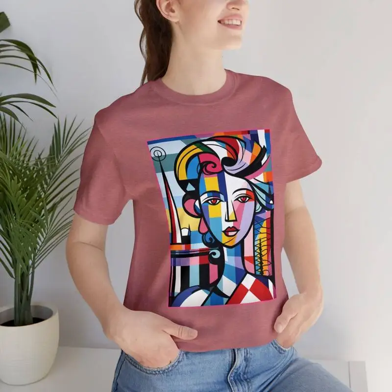 تمثال الحرية الفني تي شيرت