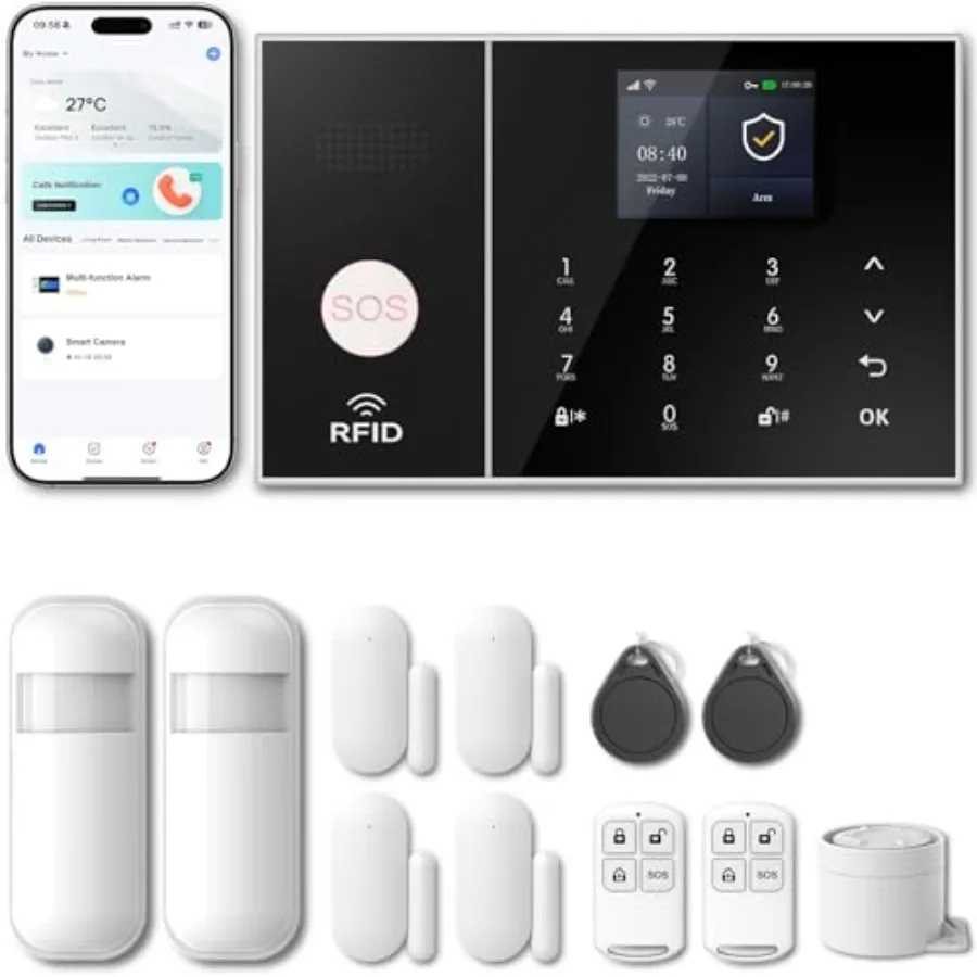Home security alarm system
